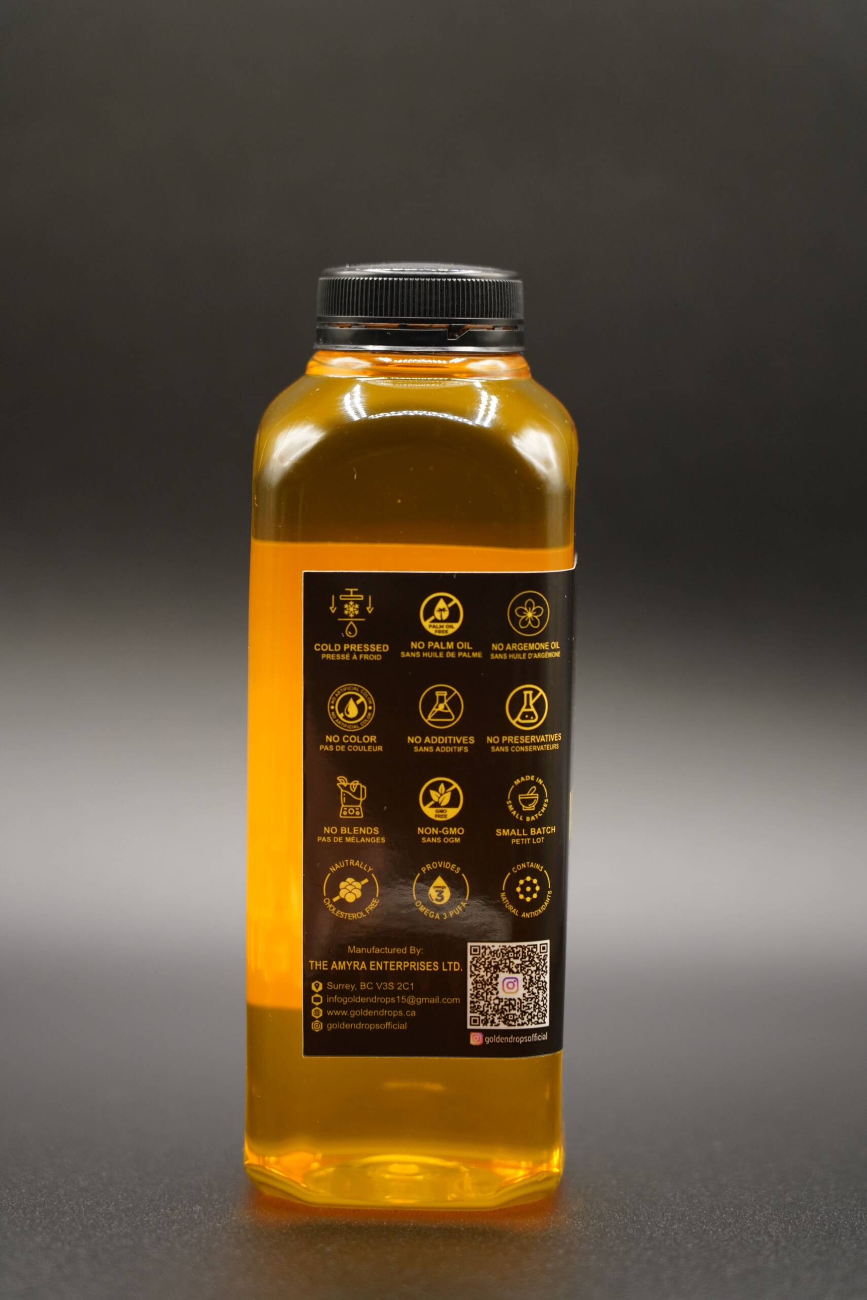 Golden drops cold pressed mustard oil (500ml) - Image 4